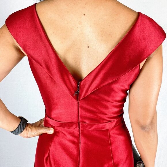 Pamella Roland Scarlet Maxi Gown - Picture 8 of 14